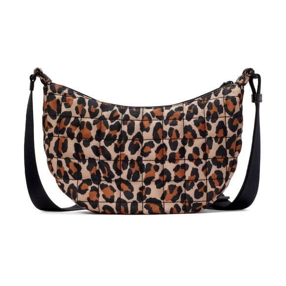 New Kate Spade Camden Quilted Spotted Leopard Sling Bag Brown Multi - Picture 5 of 5